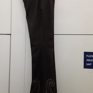 Bellbottom Jean's with rhinestones